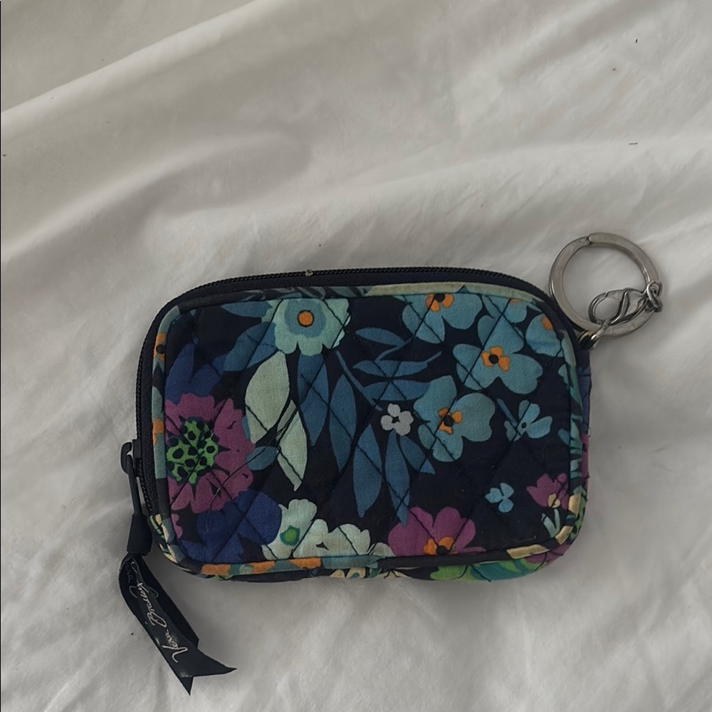 Vera Bradley Floral Print Bag - Blue and Purple